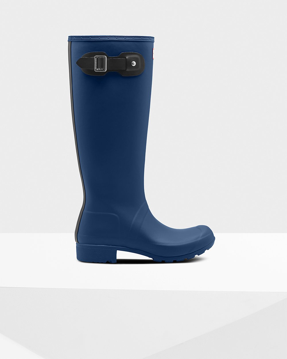 Galochas Altas Hunter Feminina Azul Marinho - Original Tour Foldable - 72SHDPLTJ